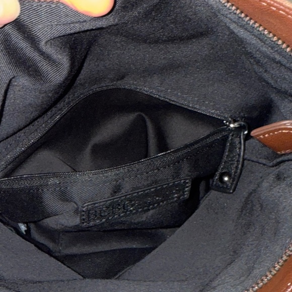 BCBGeneration Lola Brown Clutch with Rhinestone Accents - Picture 7 of 9